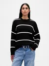 Gap 100% Cotton Oversized Sweater In Black