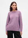 Gap 100% Cotton Oversized Sweater In Purple