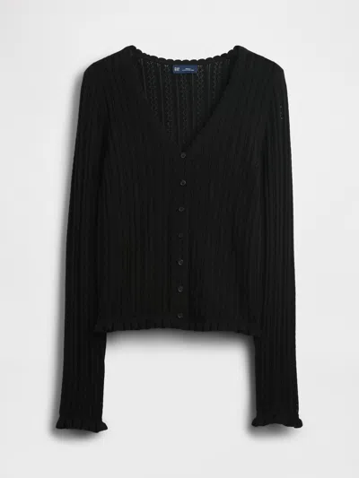 Gap 100% Cotton Pointelle Cardigan