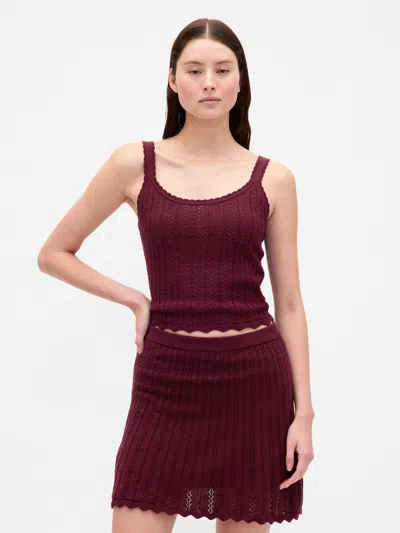 Gap 100% Cotton Pointelle Tank Top