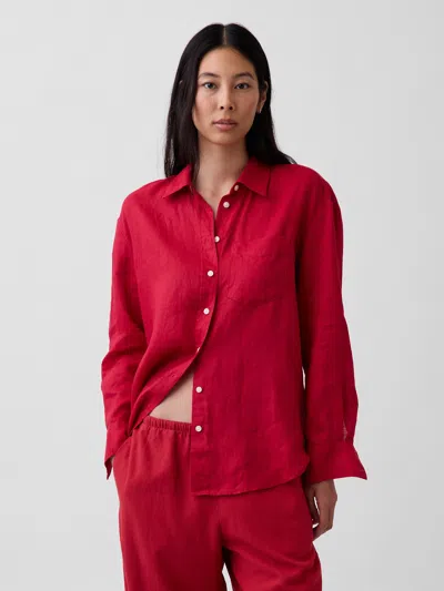 Gap 100% Linen Oversized Shirt