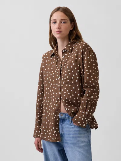 Gap 100% Linen Oversized Shirt