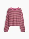 Gap Knit Oversized Crop T-shirt
