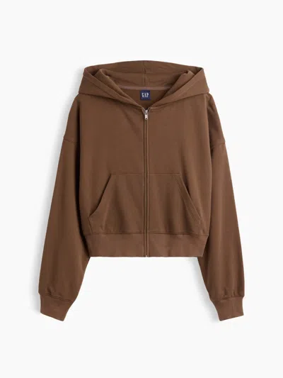 Gap Vintagesoft Terry Oversized Wedge Zip Hoodie