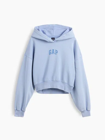 Gap Vintagesoft Crop Logo Hoodie