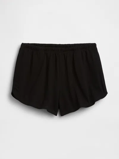 Gap 3" Knit Dolphin Shorts In Black