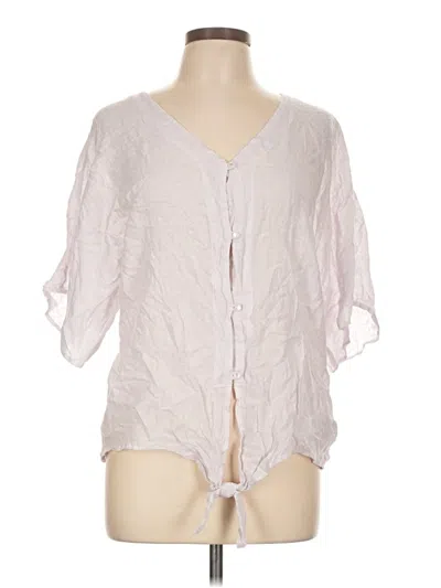 Pre-owned Gap 3/4 Sleeve Blouse In Pink