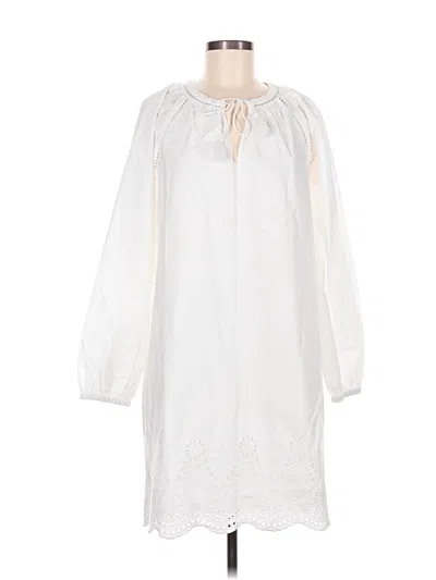 Pre-owned Gap 3/4 Sleeve Blouse In White