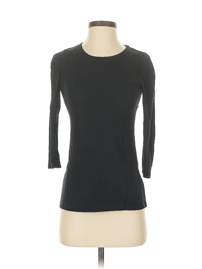 Pre-owned Gap 3/4 Sleeve T-shirt In Black