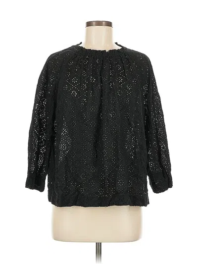 Pre-owned Gap 3/4 Sleeve T-shirt In Black