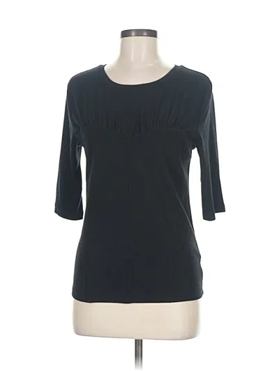 Pre-owned Gap 3/4 Sleeve T-shirt In Black