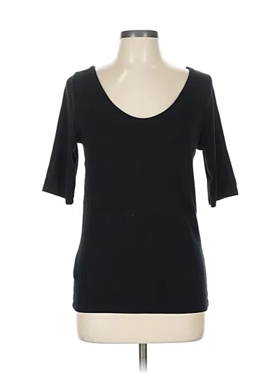 Pre-owned Gap 3/4 Sleeve T-shirt In Black