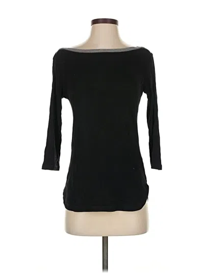 Pre-owned Gap 3/4 Sleeve T-shirt In Black