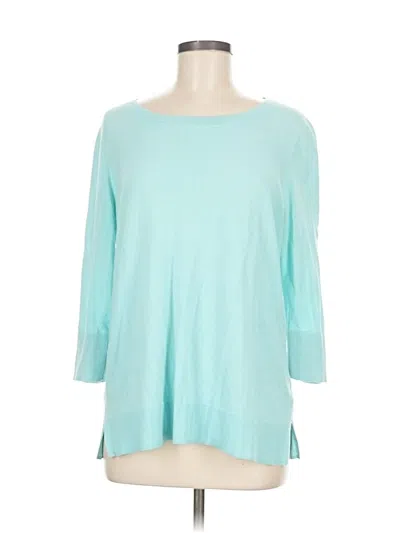 Pre-owned Gap 3/4 Sleeve T-shirt In Blue