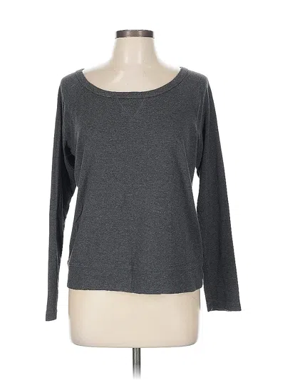 Pre-owned Gap 3/4 Sleeve T-shirt In Gray