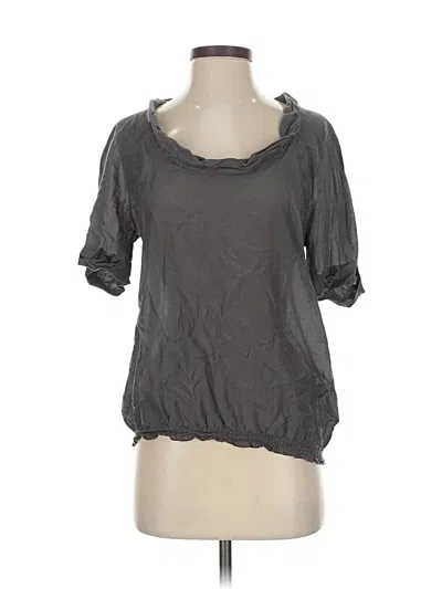 Pre-owned Gap 3/4 Sleeve T-shirt In Gray