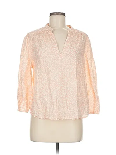 Pre-owned Gap 3/4 Sleeve T-shirt In Orange