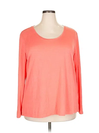 Pre-owned Gap 3/4 Sleeve T-shirt In Orange