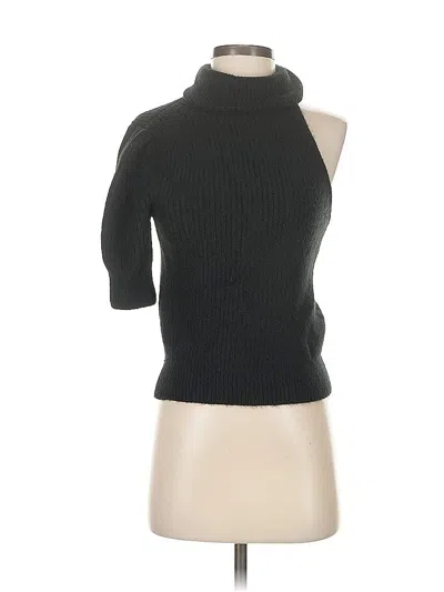 Pre-owned Gap 3/4 Sleeve Top Black Turtleneck Tops