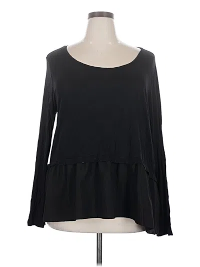 Pre-owned Gap 3/4 Sleeve T-shirt In Black