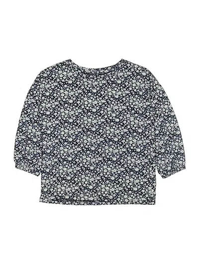 Pre-owned Gap Kids' 3/4 Sleeve T-shirt In Blue