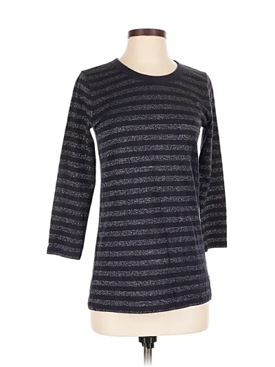 Pre-owned Gap 3/4 Sleeve T-shirt In Gray