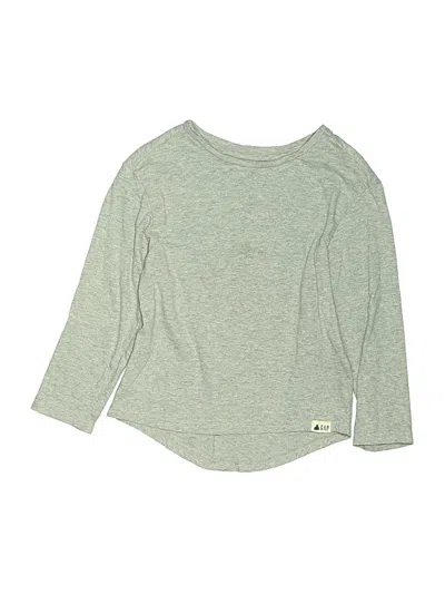 Pre-owned Gap Kids' 3/4 Sleeve T-shirt In Gray