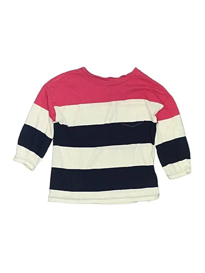 Pre-owned Gap Kids' 3/4 Sleeve T-shirt In Pink