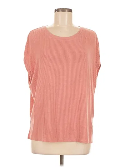 Pre-owned Gap 3/4 Sleeve T-shirt In Pink