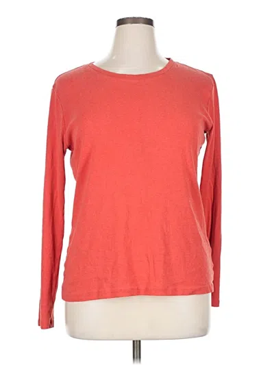 Pre-owned Gap 3/4 Sleeve T-shirt In Red
