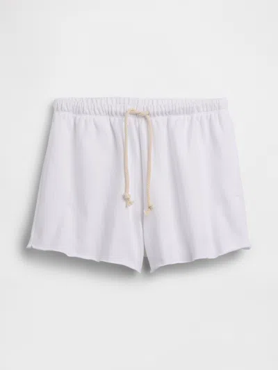 Gap 3.5" Vintagesoft Terry Relaxed Sweat Shorts In White