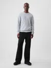 Gap 365 Brushed Twill Pleated Trousers In Black