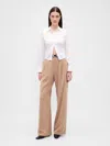 Gap 365 High Rise Brushed Twill Pleated Trousers