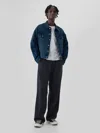 Gap 365 Relaxed Pleated Trousers In Classic Navy