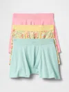 Gap 5" Boxer Briefs (3-pack) In Coral Floral Print
