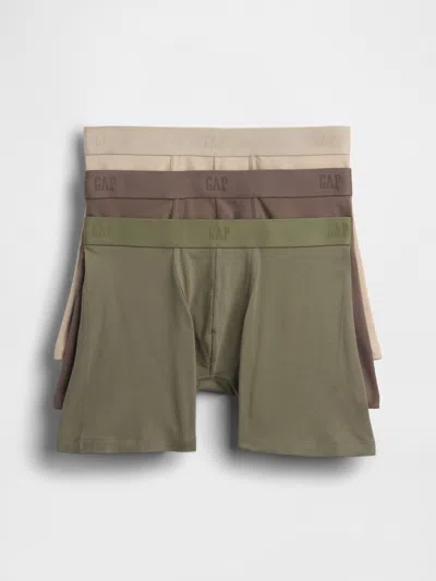 Gap 5" Boxer Briefs (3-pack) In Brown