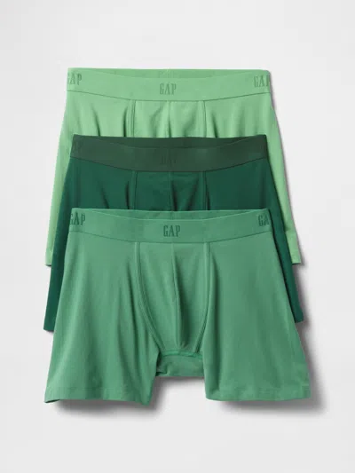 Gap 5" Boxer Briefs (3-pack) In Rain Forest