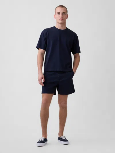 Gap 5.5" Relaxed Shorts In Blue