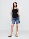 Gap 7" Maternity Full Panel Denim Bermuda Shorts