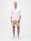 Gap 7" Textured Easy Shorts