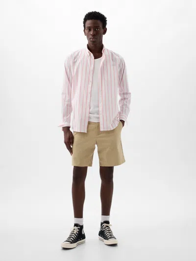 Gap 8" Modern Shorts In Iconic Khaki