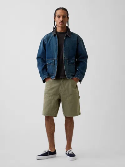 Gap 9" Loose Denim Carpenter Shorts