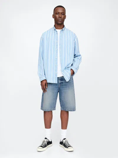 Gap '90s Loose Denim Shorts In Dark Wash