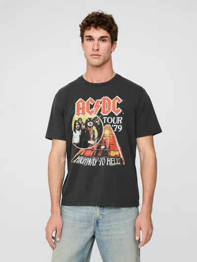 Gap Ac/dc 1979 Tour Relaxed Graphic T-shirt In Black