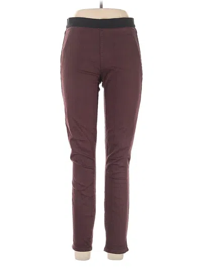 Pre-owned Gap Active Pants In Burgundy