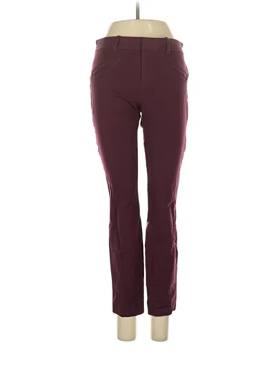 Pre-owned Gap Active Pants In Burgundy