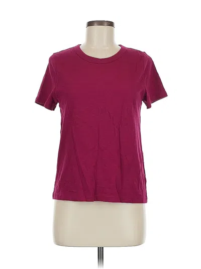 Pre-owned Gap Active T-shirt In Burgundy