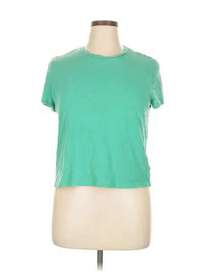 Pre-owned Gap Active T-shirt In Green