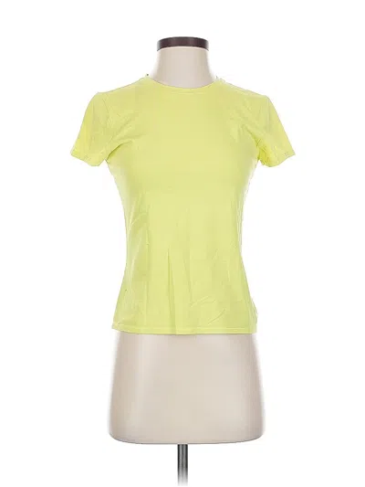 Pre-owned Gap Active T-shirt In Yellow