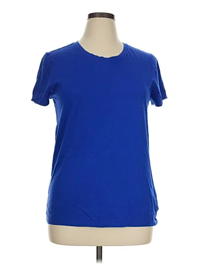 Pre-owned Gap Active T-shirt In Blue